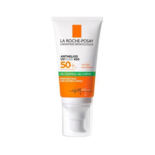 LA ROCHE POSAY ANTHELIOS UVMUNE 400 ECRAN GEL-CREME TOUCHER SEC INVISIBLE SPF50+ 50ML