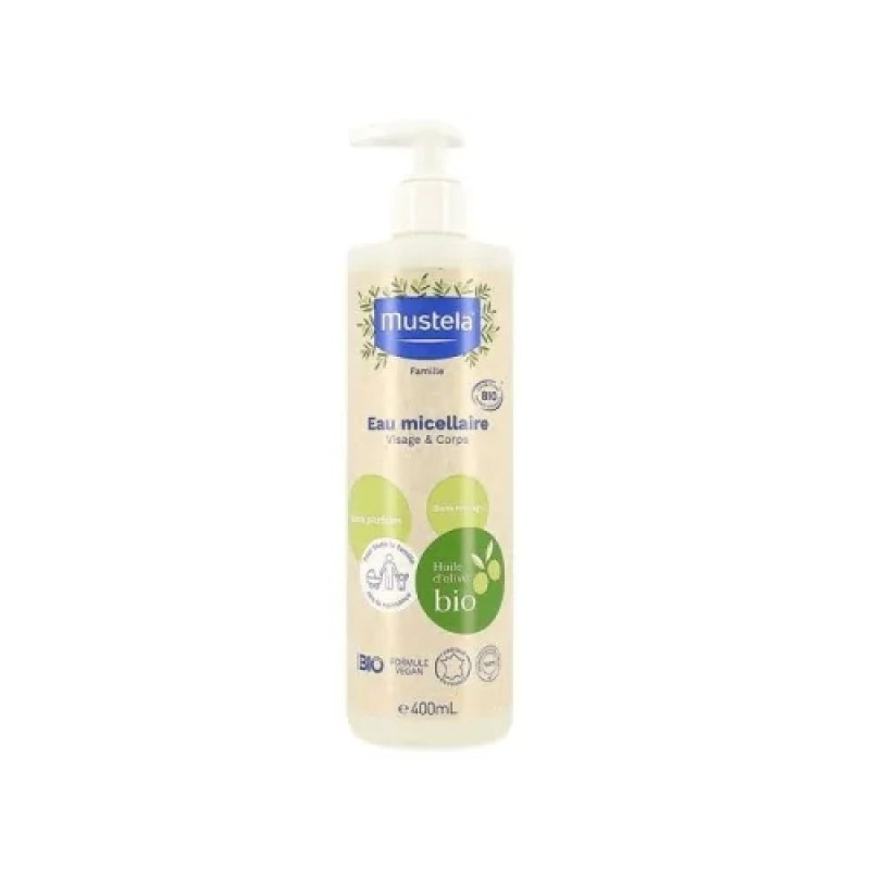 MUSTELA EAU MICELLAIRE BIO 400ML