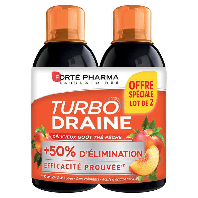 FORTE PHARMA TURBO DRAINE PECHE LOT DE 2