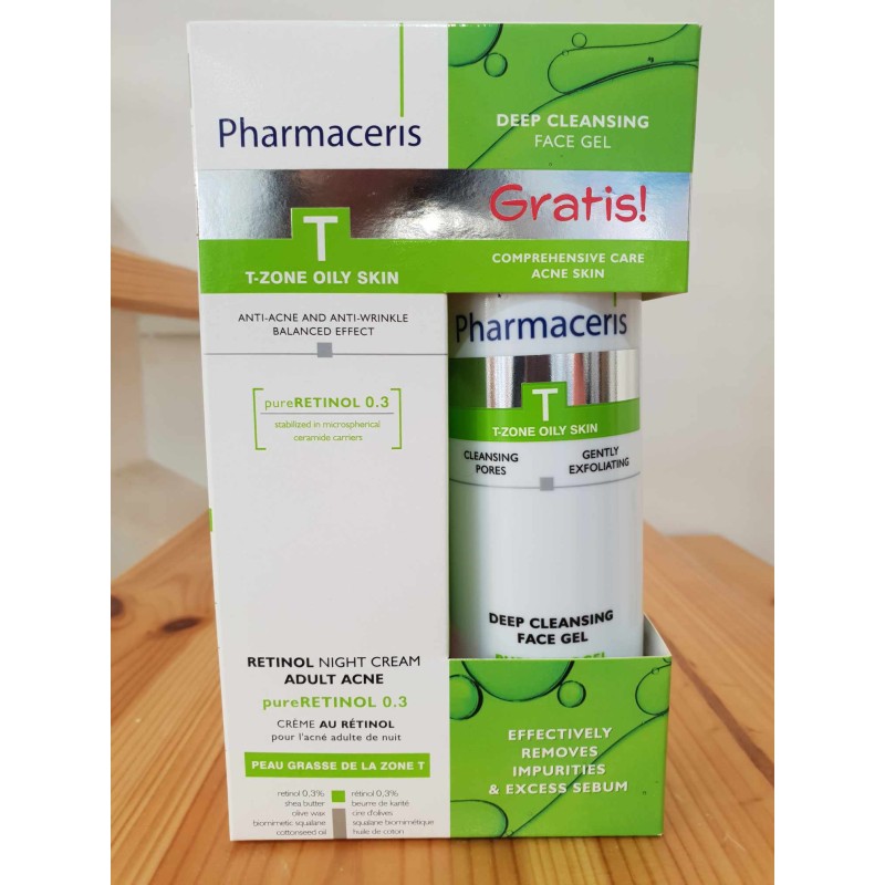 PHARMACERIS T RETINOL 0.3 + PURI SEBOGEL GRATUIT