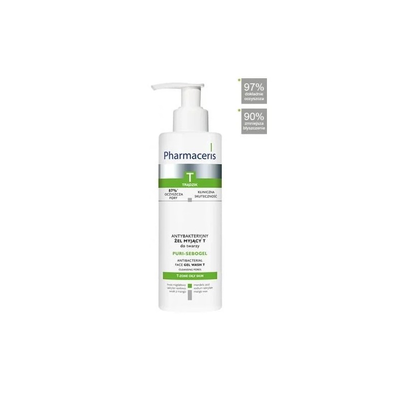 PHARMACERIS T PURI SEBOGEL GEL MOUSSANT 190ML