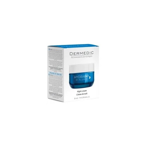 DERMEDIC HYDRAIN 3 HIALURO CREME DE NUIT HYDRATANTE ANTI-AGE 50ML