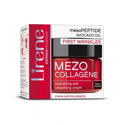 LIRENE MEZO COLLAGENE CREME DE NUIT PREMIERES RIDES 50ML