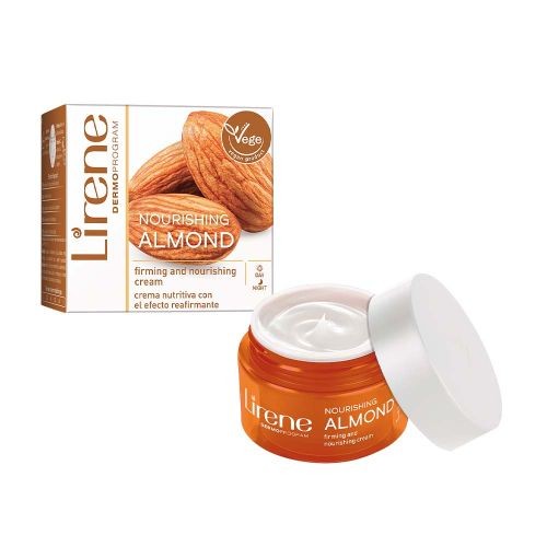 LIRENE CREME AMANDE VEGAN NOURRISSANTE RAFFERMISSANTE 50ML