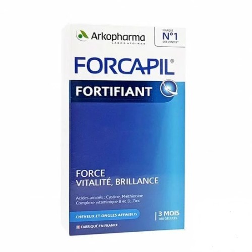 FORCAPIL FORTIFIANT CHEVEUX ET ONGLES BOITE DE 180 GELULES