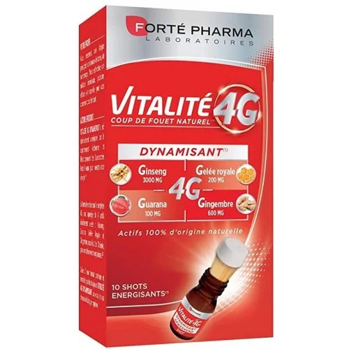 FORTE PHARMA ENERGIE VITALITE 4G BT/10 SHOTS