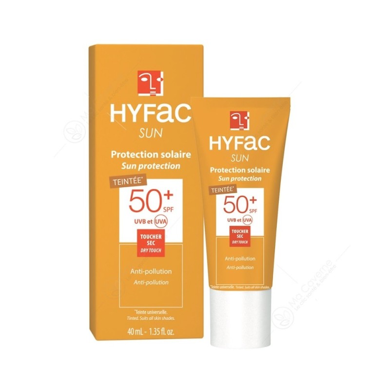 HYFAC SUN ECRAN TEINTE TOUCHER SEC SPF50+ 40ML