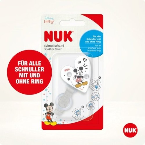 NUK ATTACHE SUCETTE MICKEY RUBAN