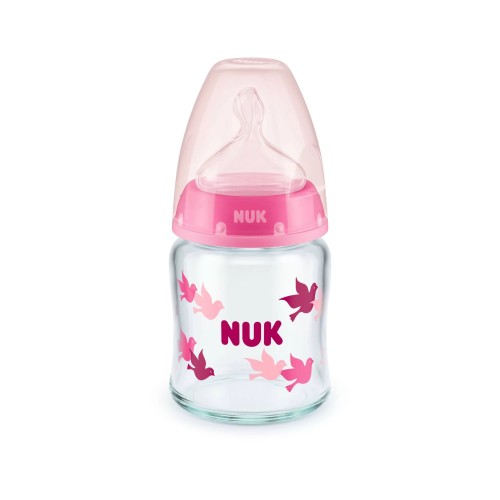 NUK BIBERON ANTI COLIQUE EN VERRE 0-6 MOIS 120ML