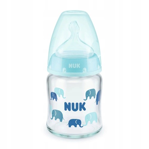 NUK BIBERON ANTI COLIQUE EN VERRE 0-6 MOIS 120ML