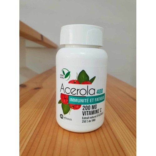 PHARMAVERA ACEROLA 400 200MG + VIT C BT/20