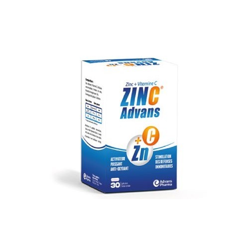 ZINC C ADVANS BOITE DE 30 GELULES