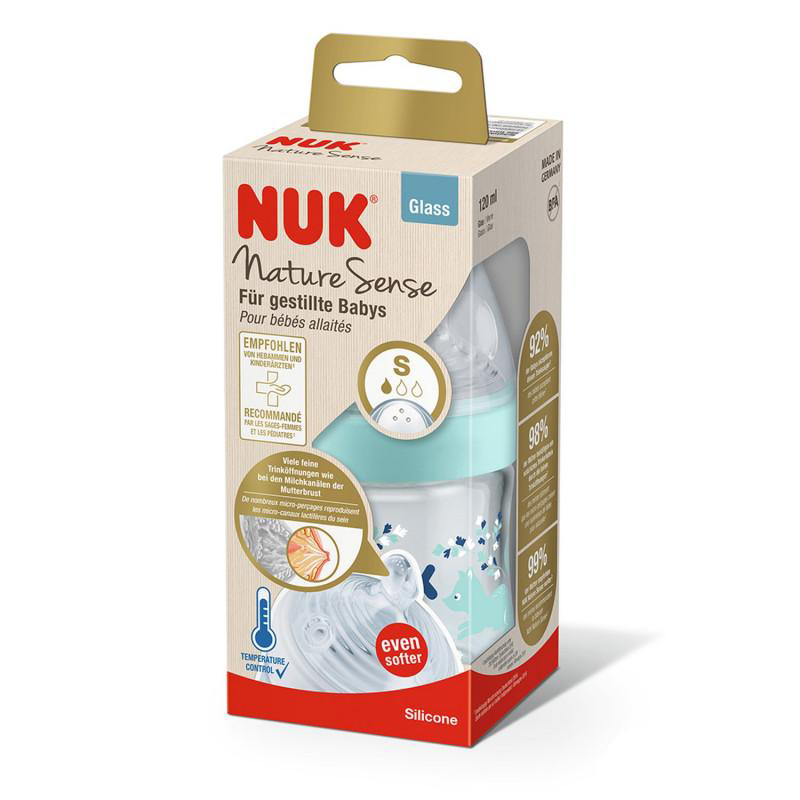 NUK NATURE SENSE EN VERRE 120ML