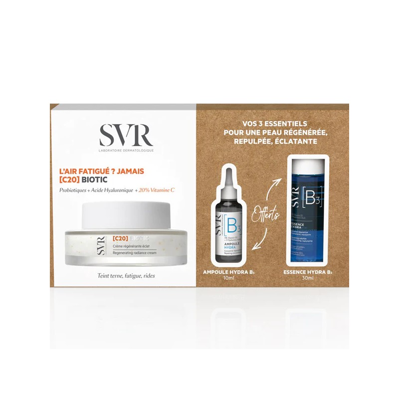 SVR COFFRET C20 BIOTIC +(AMPOULE B3 + ESSENCE HYDRA OFFERT)