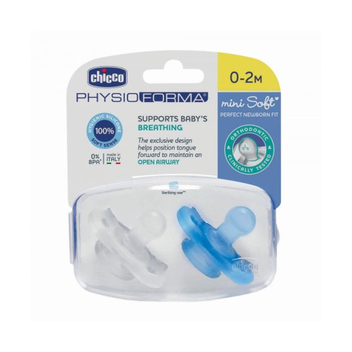 CHICCO SUCETTE MICRO BLEU 0-2 MOIS