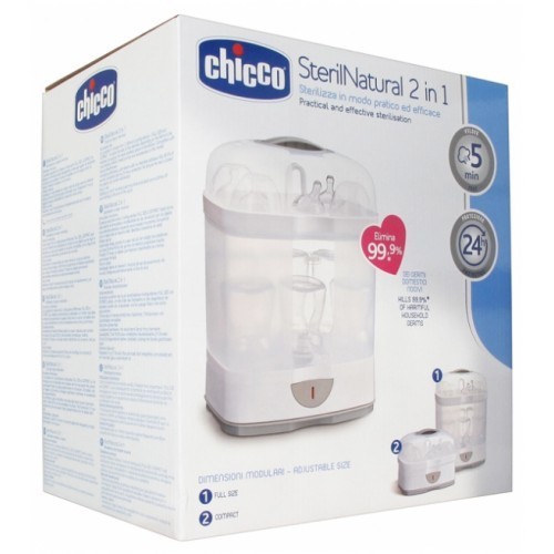 CHICCO STERILISATEUR 2EN1 6 BIBERONS