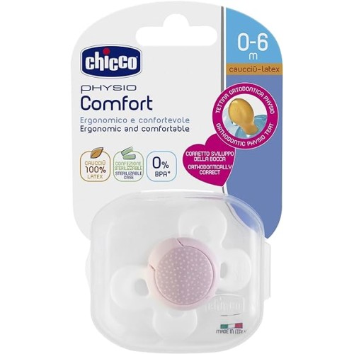 CHICCO SUCETTE COMFORT ROSE 0-6 MOIS