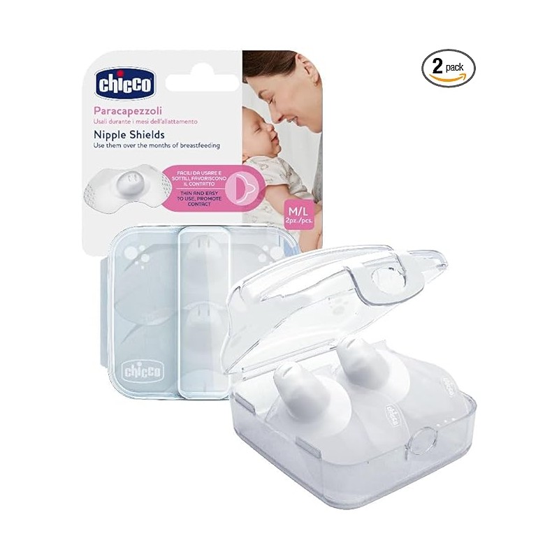 CHICCO DISQUE PROTEGE SEINS EN SILICONE M/L 2 PIECES