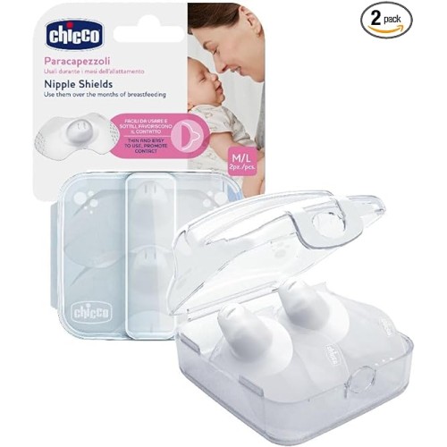 CHICCO DISQUE PROTEGE SEINS EN SILICONE M/L 2 PIECES