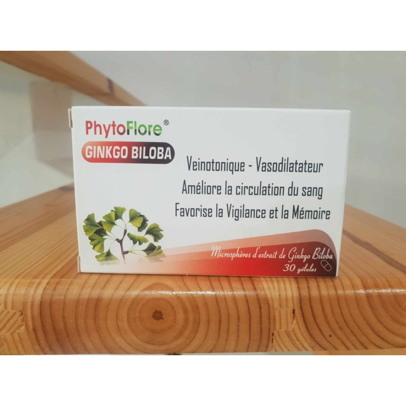 PHYTOFLORE GINKGO BILOBA BOITE DE 30 GELULES