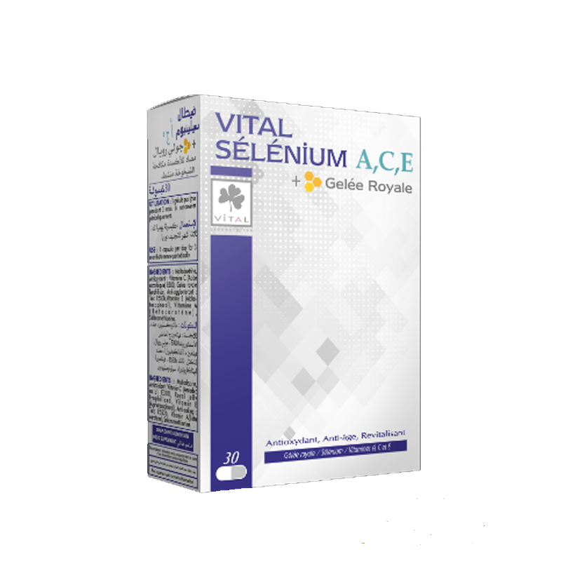 VITAL SELENIUM A C E + GELEE ROYALE BOITE DE 30 GELULES