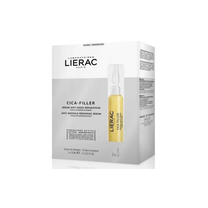 LIERAC CICA-FILLER SERUM ANTI-RIDE BT/3 AMPOULES