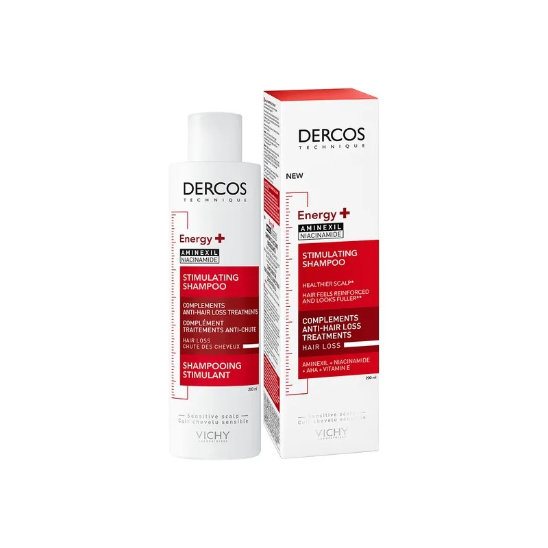 VICHY DERCOS SHAMPOOING ENERGISANT+ ANTICHUTE 200ML