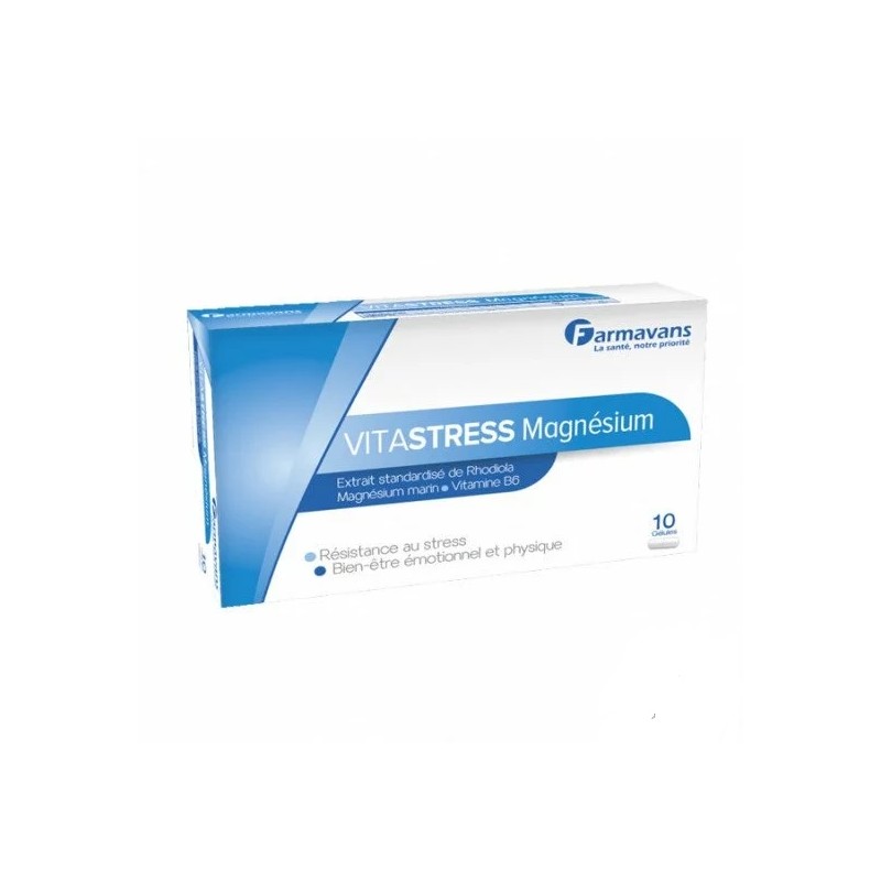 FARMAVANS VITASTRESS MAGNESIUM BOITE DE 10 GELULES