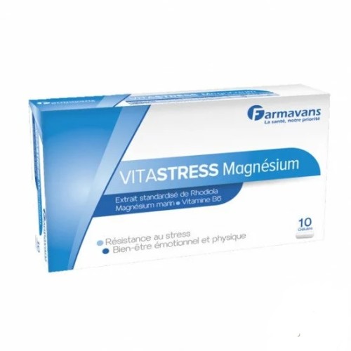 FARMAVANS VITASTRESS MAGNESIUM BOITE DE 10 GELULES