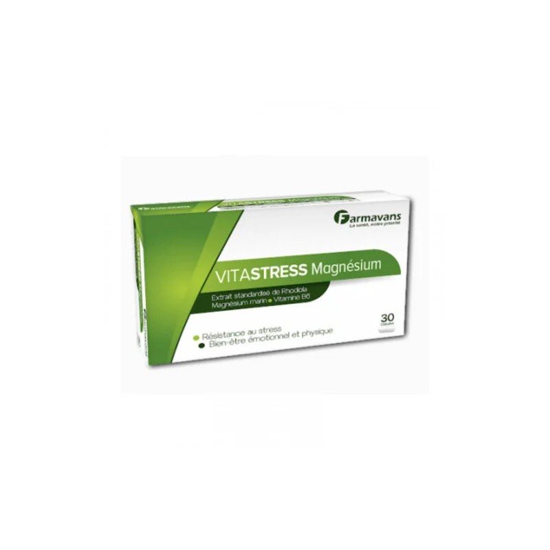 FARMAVANS VITASTRESS MAGNESIUM BOITE DE 30 GELULES