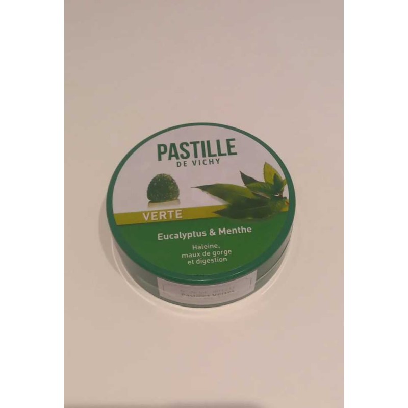 PASTILLE DE VICHY VERTE EUCALYPTUS MENTHE