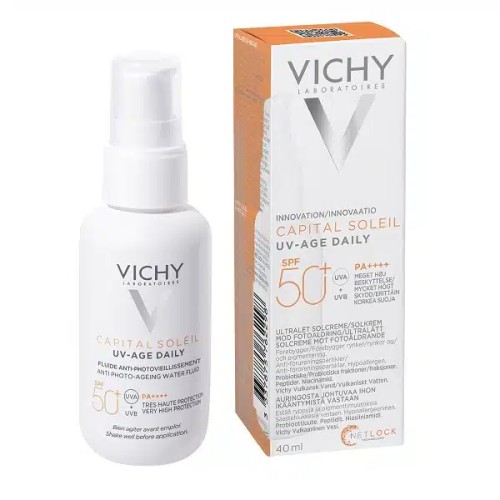 VICHY CAPITAL SOLEIL AGE DAILY FLUIDE INVISIBLE SPF50+ 40ML