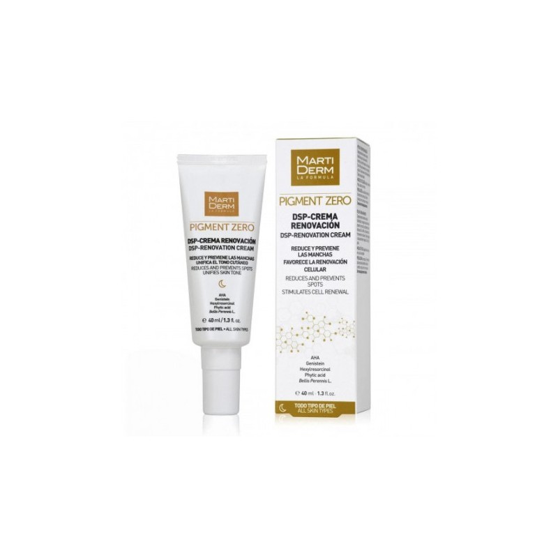 MARTIDERM PIGMENT ZERO CREME RENOVATION 40ML