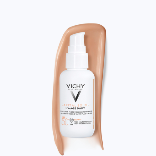 VICHY CAPITAL SOLEIL AGE DAILY FLUIDE TEINTE SPF 50+ 40ML