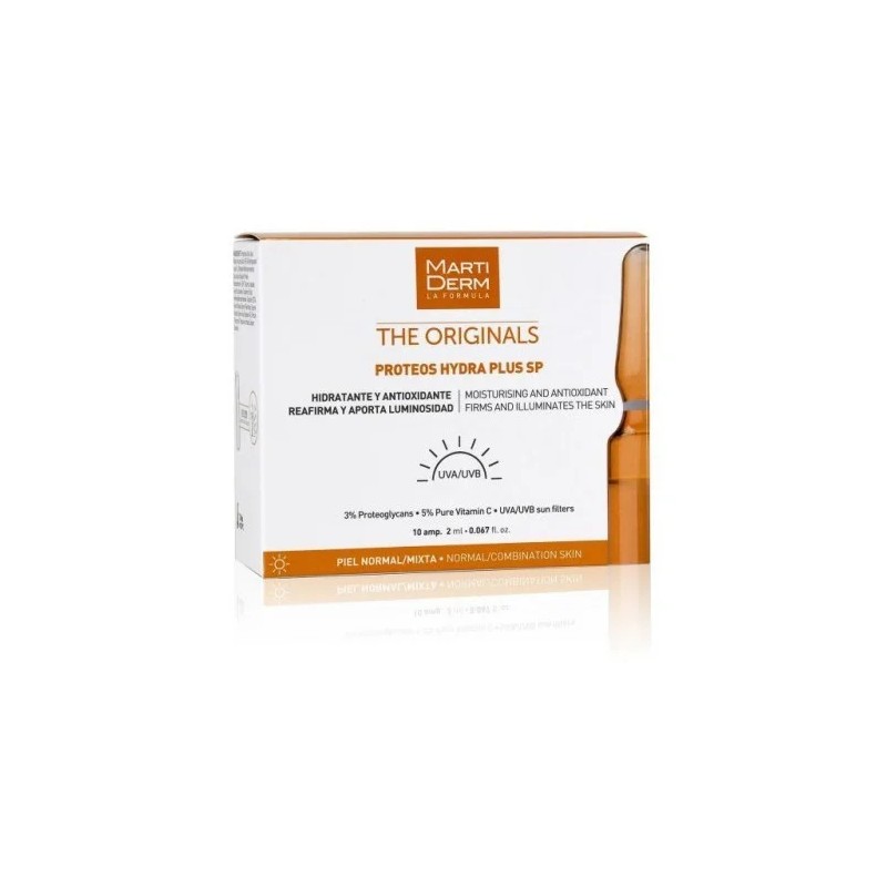 MARTIDERM PROTEOS HYDRA PLUS SP PEAUX NORMALES A MIXTES BOITE DE 10 AMPOULES