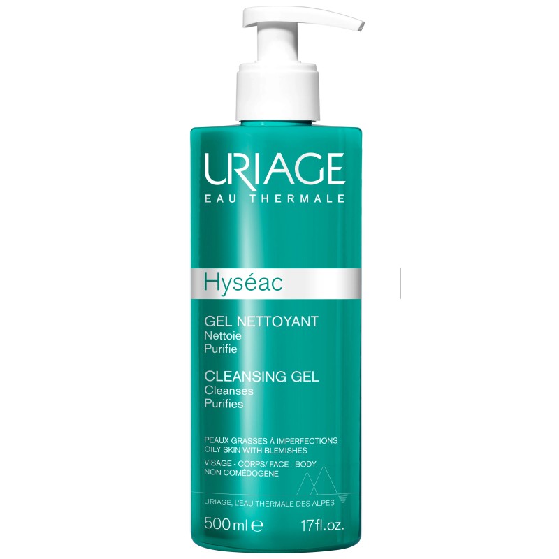 URIAGE HYSEAC GEL NETTOYANT 500ML