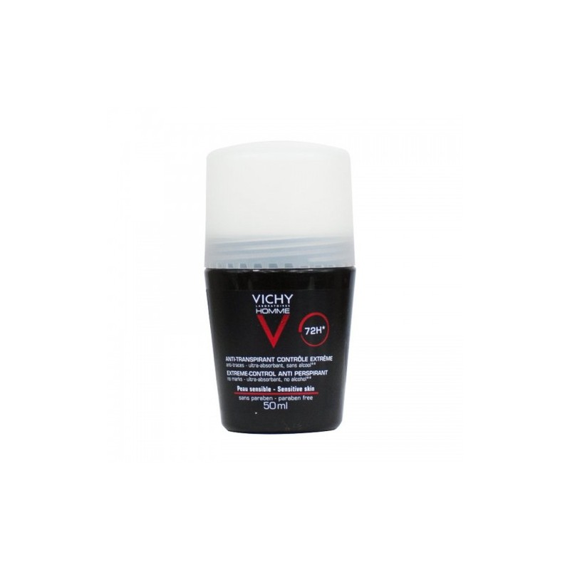 VICHY DEODORANT ROLL ON ANTI-TRANSPIRANT 72H HOMME 50ML