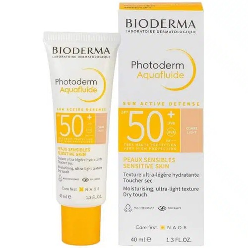 BIODERMA PHOTODERM AQUAFLUIDE ECRAN TEINTE CLAIRE SPF 50+ 40ML