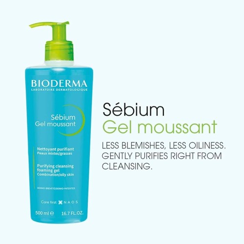 BIODERMA SEBIUM GEL MOUSSANT 500ML