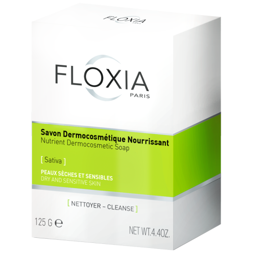 FLOXIA SATIVA SAVON peaux séches et sensibles 125gr