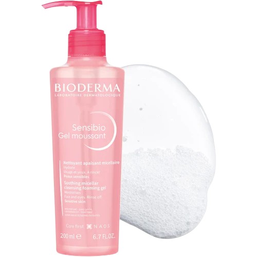 BIODERMA SENSIBIO GEL MOUSSANT POMPE 200ML