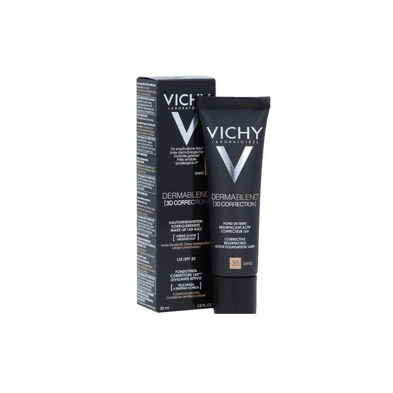 VICHY DERMABLEND FOND DE TEINT 3D CORRECTION NUMERO 35 SPF25