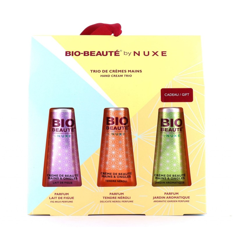 NUXE BIO BEAUTE COFFRET TRIO DE CREMES MAINS 30ML