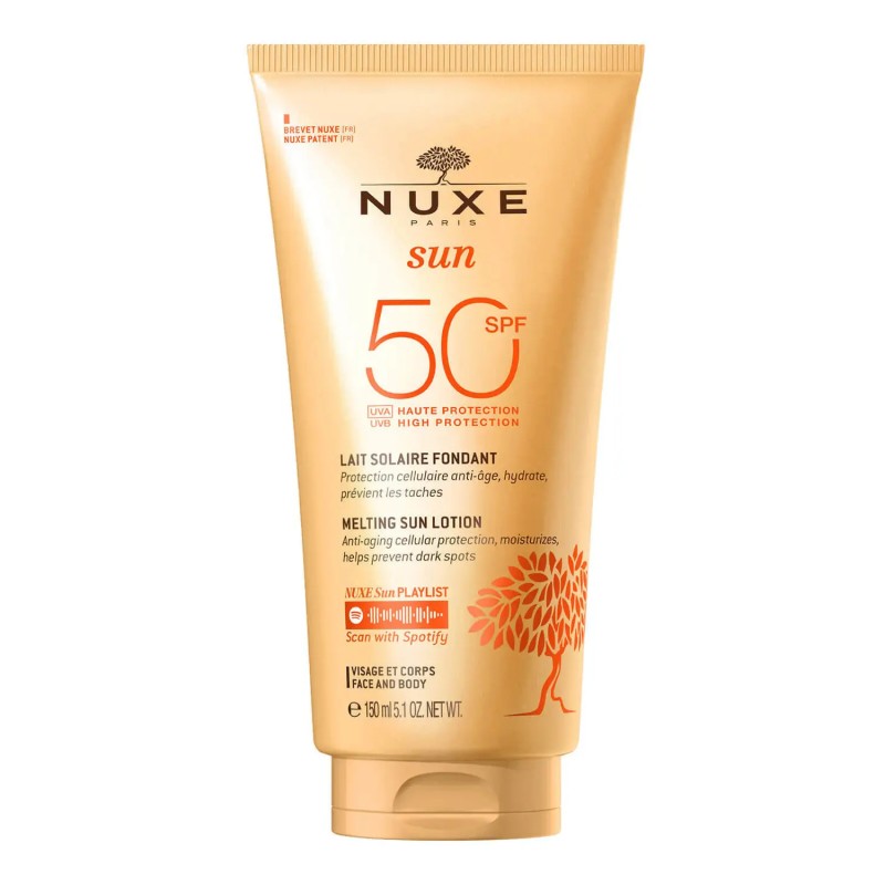 NUXE LAIT SOLAIRE FONDONT SPF50 150ML