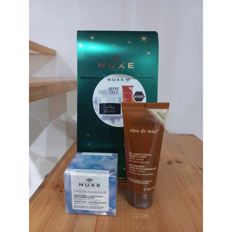 NUXE COFFRET INSTA MASQUE DETOXIFIANT 50 ML + GEL LAVANT 100ML