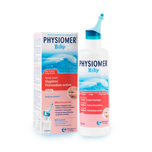 PHYSIOMER BABY SPRAY NASAL DES 15 JOURS+ 115ML