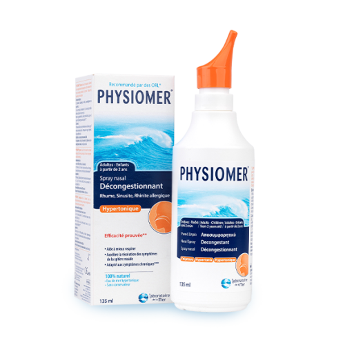 PHYSIOMER SPRAY ADULTE HYPERTONIQUE 135ML