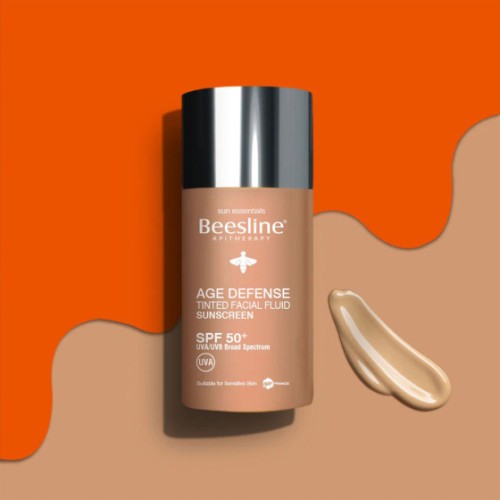 BEESLINE ECRAN FLUIDE TEINTEE ANTI-AGE SPF50+ 40ML