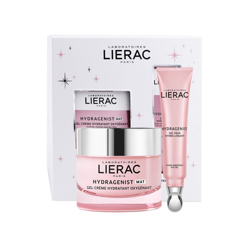 LIERAC COFFRET HYDRAGENIST GEL-CREME MAT 50ML+GEL YEUX 15ML