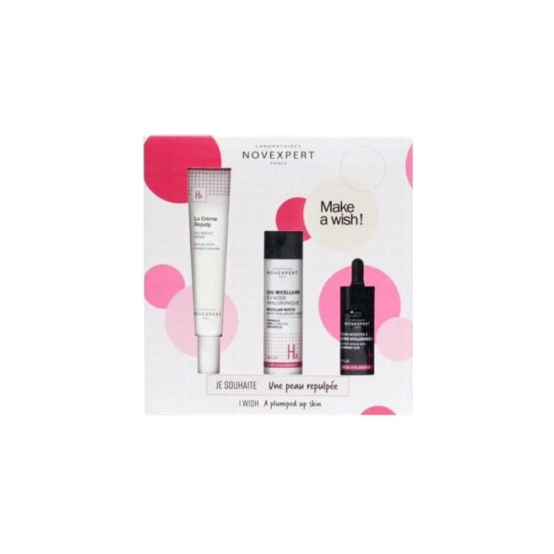 NOVEXPERT COFFRET CREME REPULP+EAU MICELLAIRE 50ML+SERUM A L'ACIDE HYALU 10ML